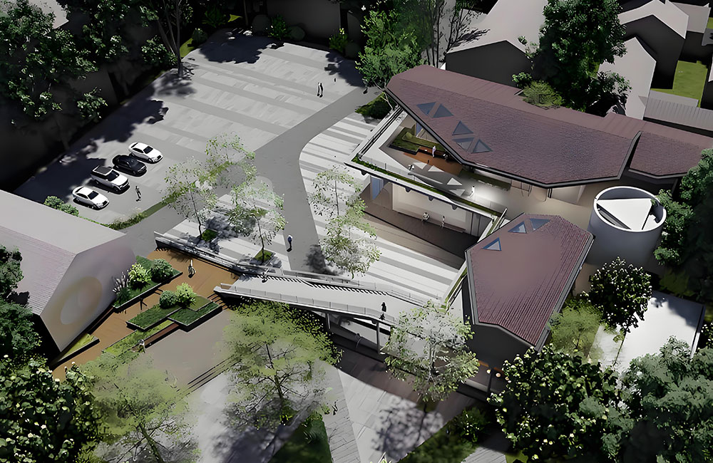 龙山镇东渡村文化活动二期工程